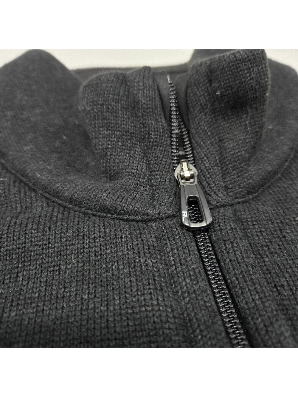 NWT Men's XXL Polo Ralph Lauren Grey Sweater Vest Full-Zip Performance Pockets